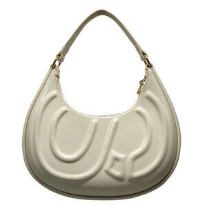 Mindy Oyster Embossed Top Handle Bag Quiet Luxury Elegant Neutral Classic‎